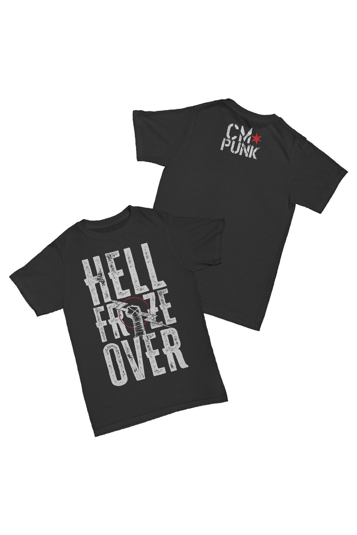 Cm Punk - Hell Froze Over Baskılı Pamuk T-shirt