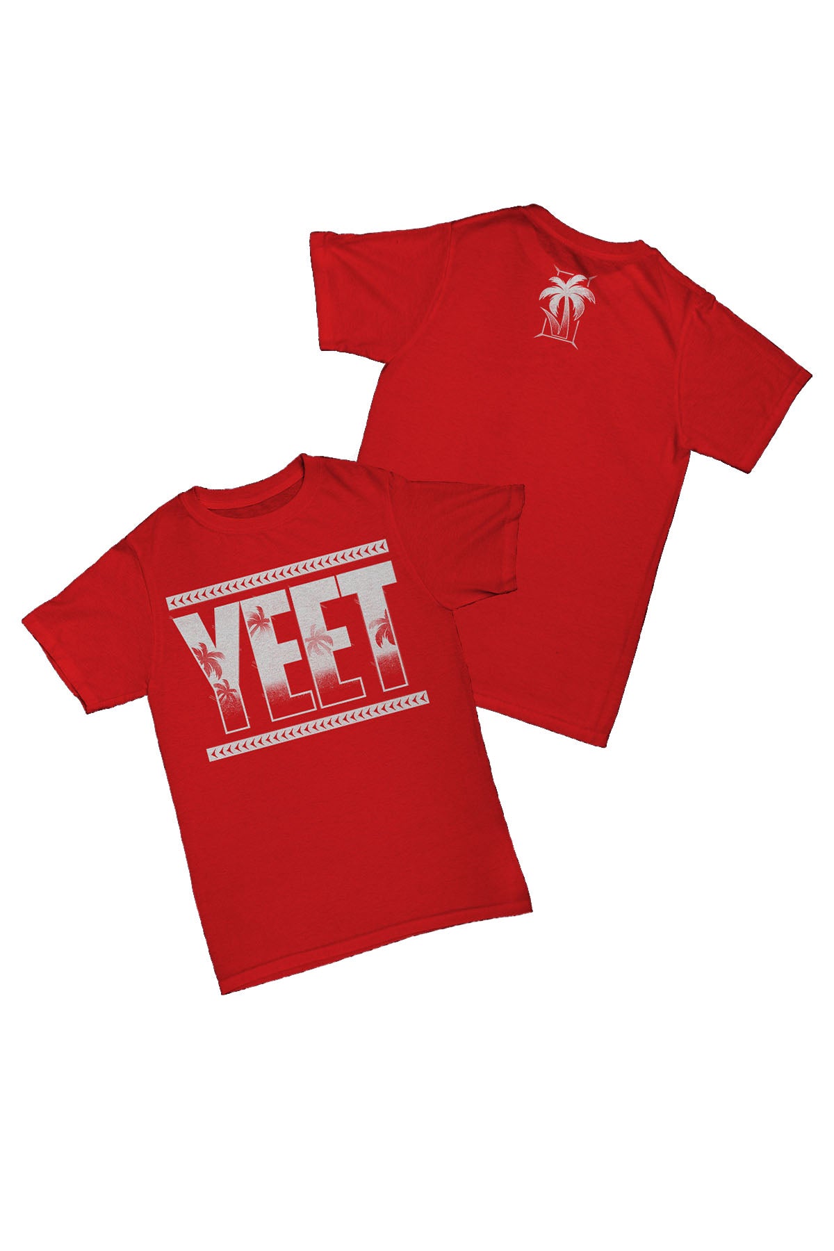 The Usos - Jey Uso Kırmızı YEET Baskılı Pamuk T-shirt