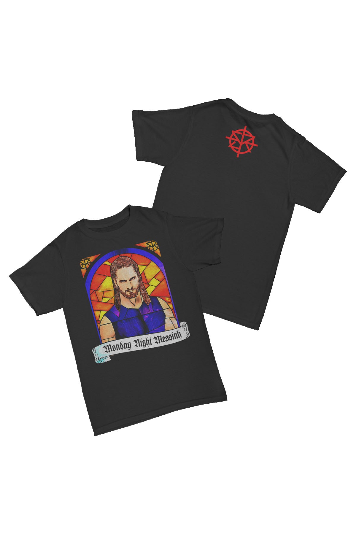 Seth Rollins - Monday Night Messiah Baskılı Pamuk T-shirt