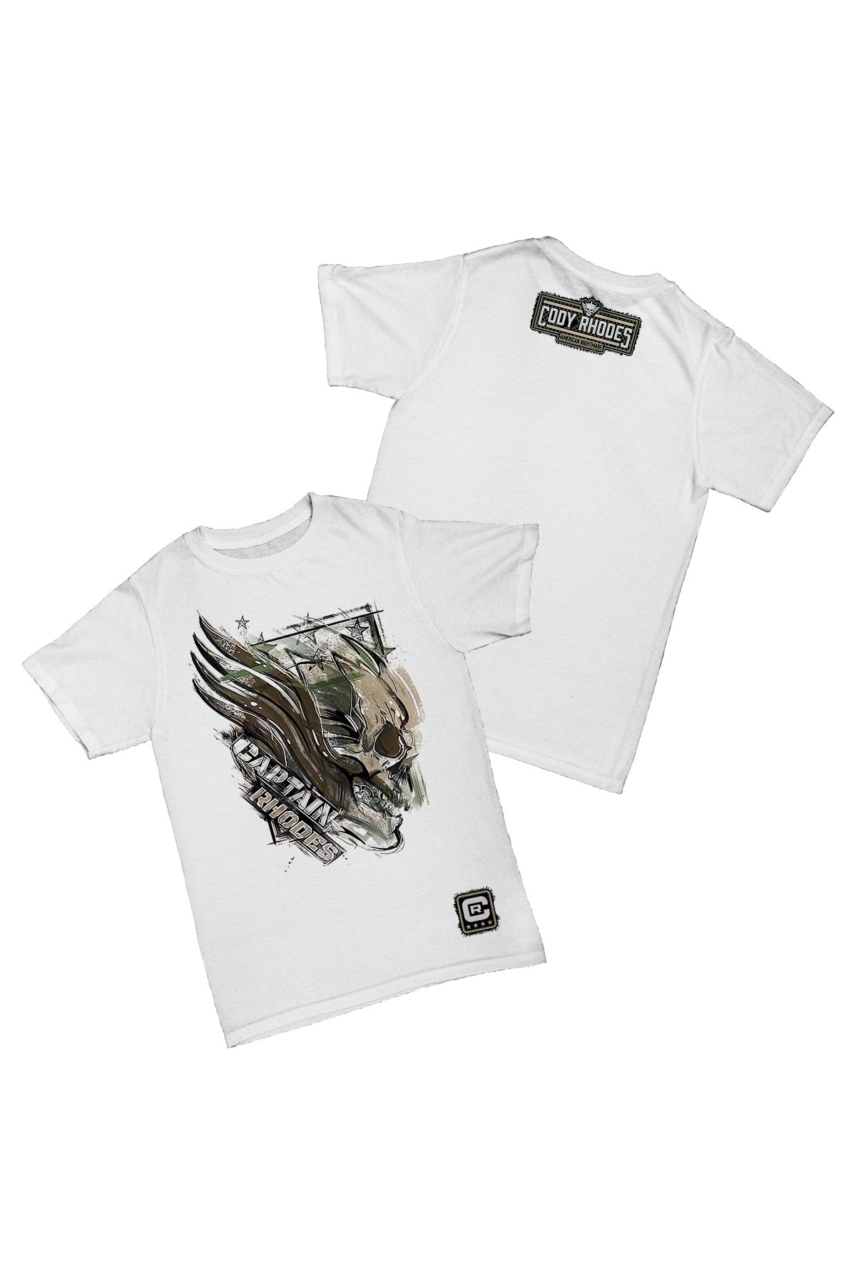 Cody Rhodes - Captain Rhodes Baskılı Pamuk T-shirt