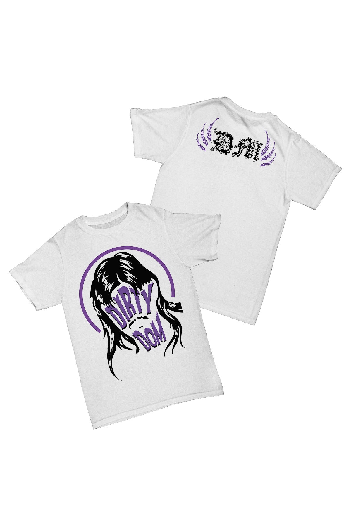 Dominik Mysterio - Mullet Baskılı Pamuk T-shirt