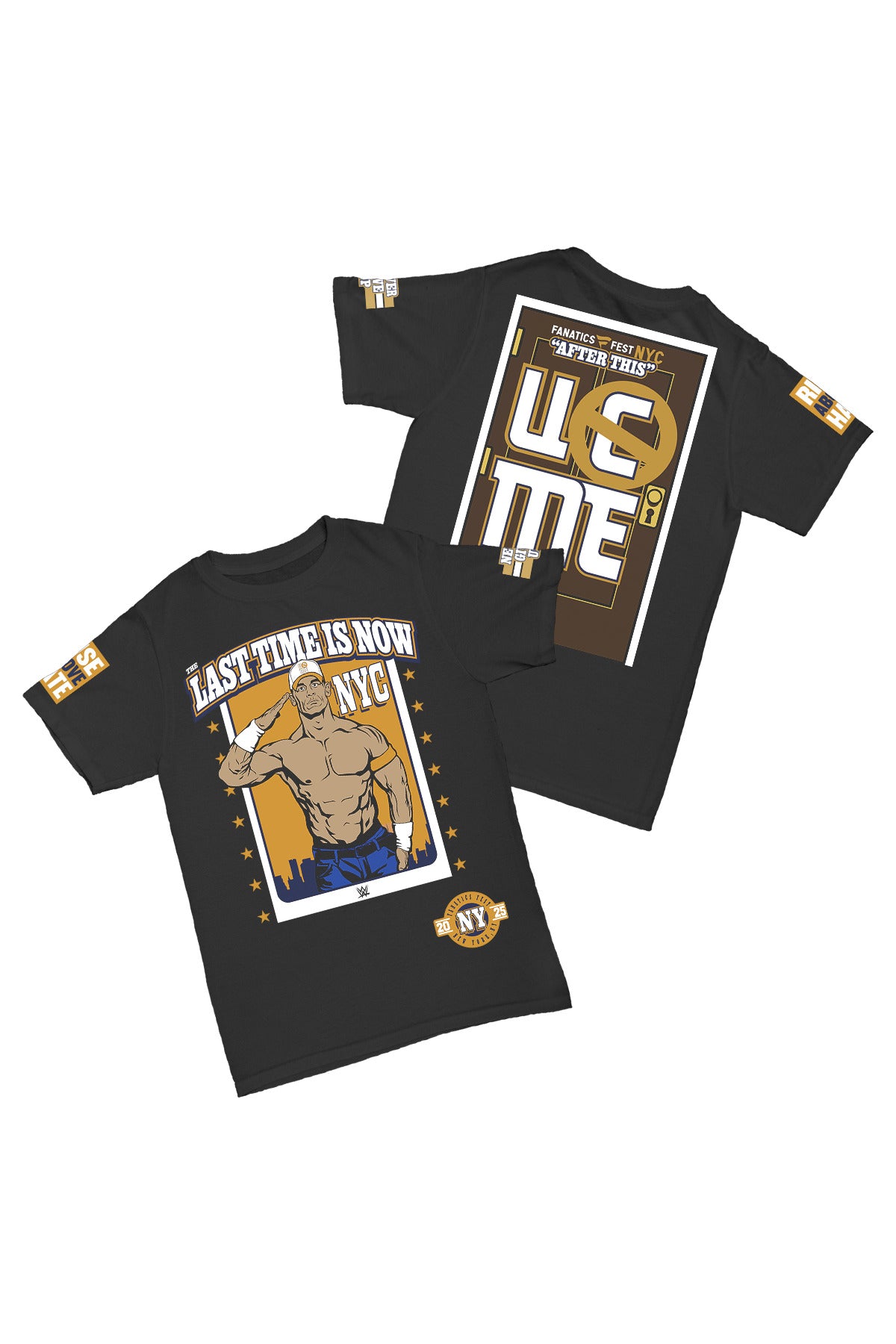 John Cena - Farewell Tour 2025 Fanatics Fest NYC Baskılı Pamuk T-shirt