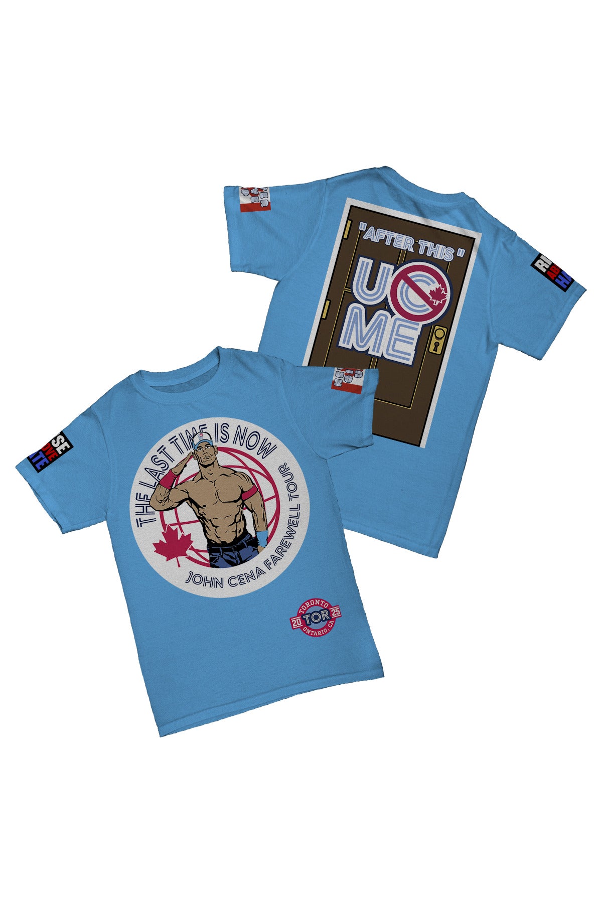 John Cena - Canada Farewell Tour 2025 Baskılı Pamuk T-shirt