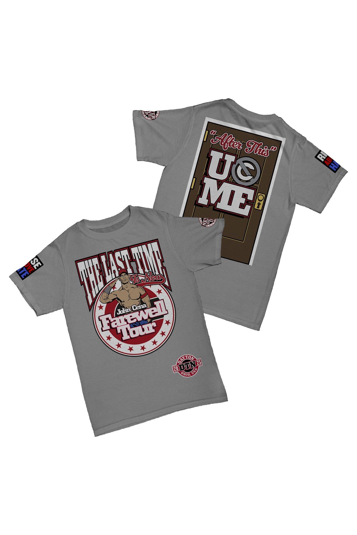 John Cena - Farewell Tour 2025 Dayton Baskılı Pamuk T-shirt