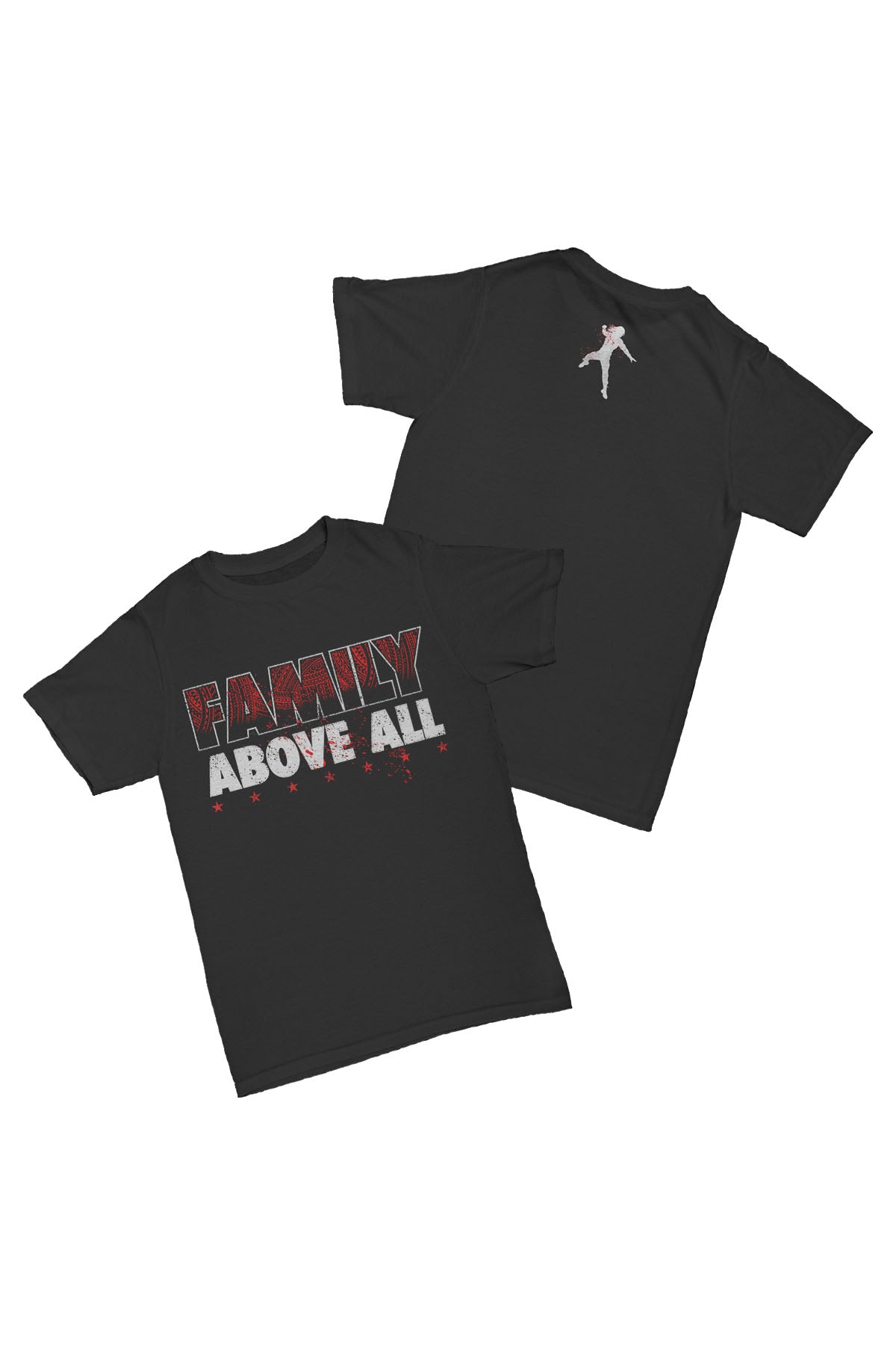 Roman Reigns - Family Above All Baskılı Pamuk T-shirt