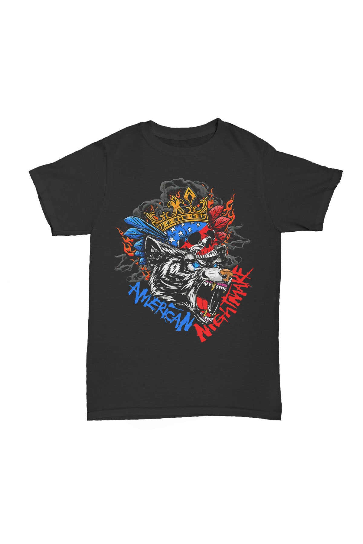 Cody Rhodes - American Nightmare Skull Baskılı Pamuk T-shirt