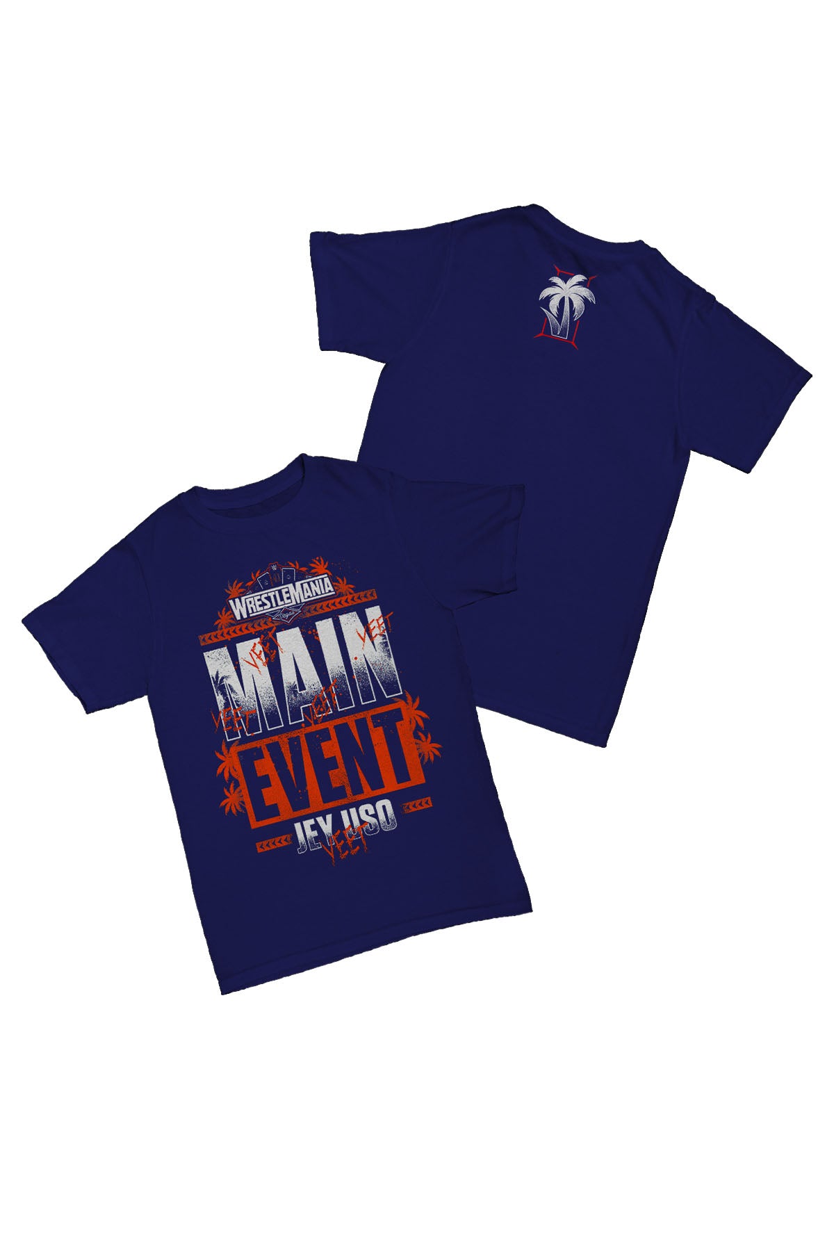 The Usos - Jey Uso Main Event Mania Baskılı Pamuk T-shirt