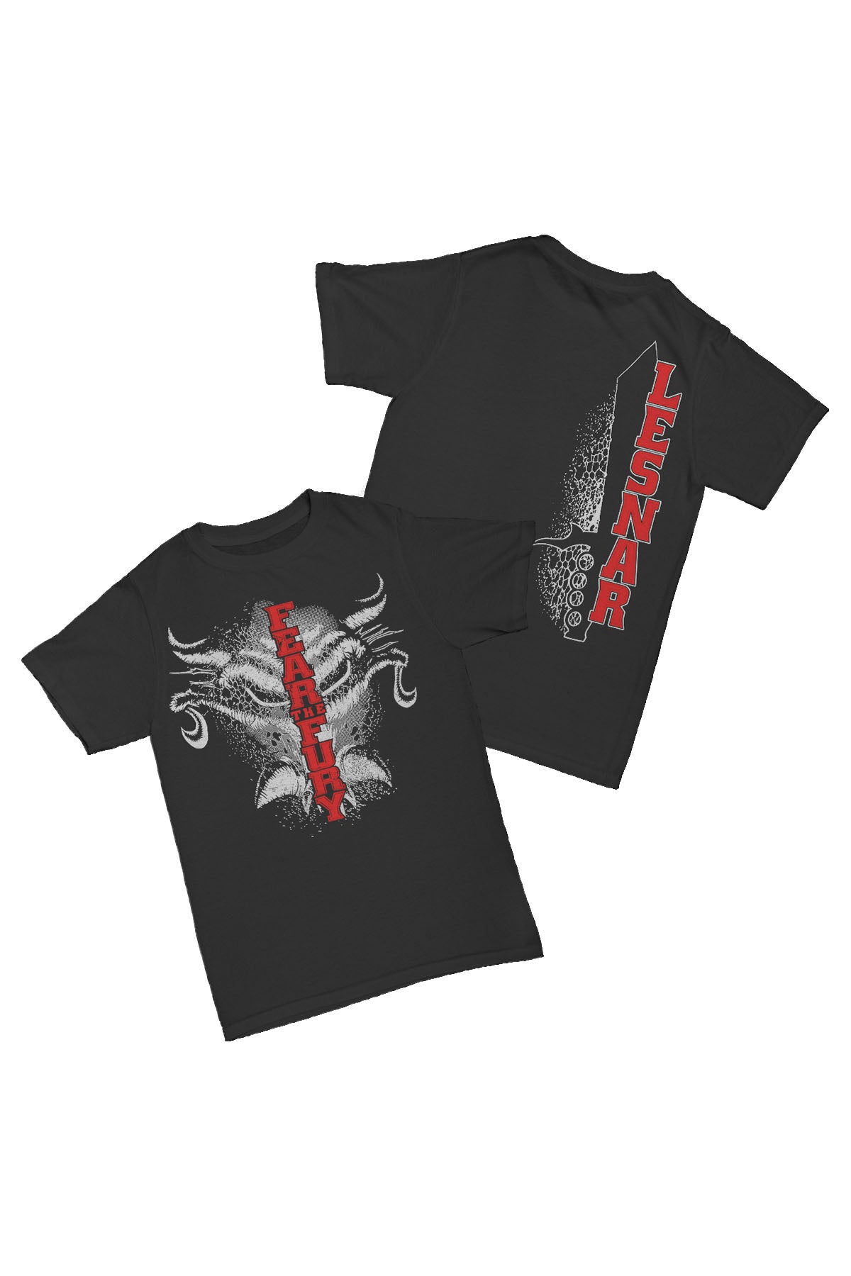 Brock Lesnar - Fear the Fury Baskılı Pamuk T-shirt
