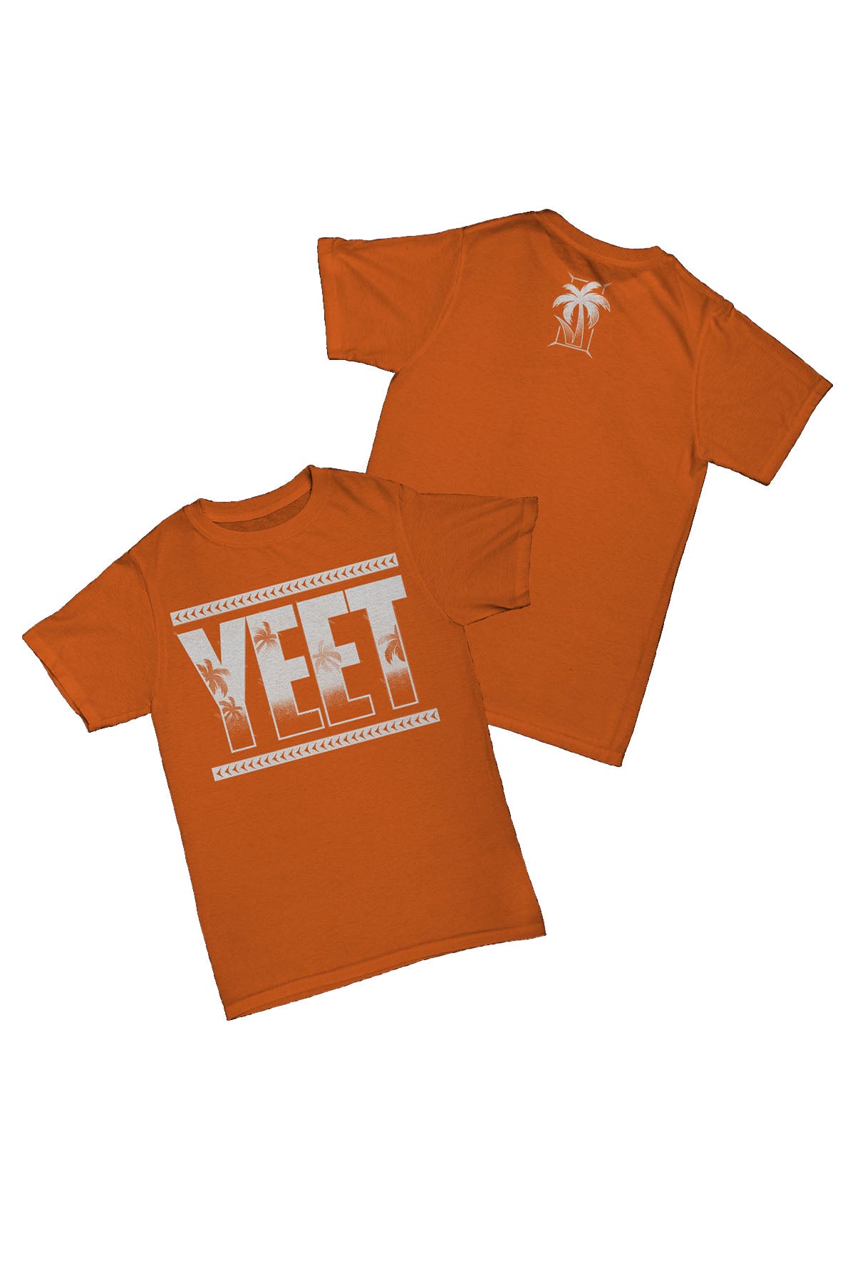 The Usos - Jey Uso Turuncu YEET Baskılı Pamuk T-shirt
