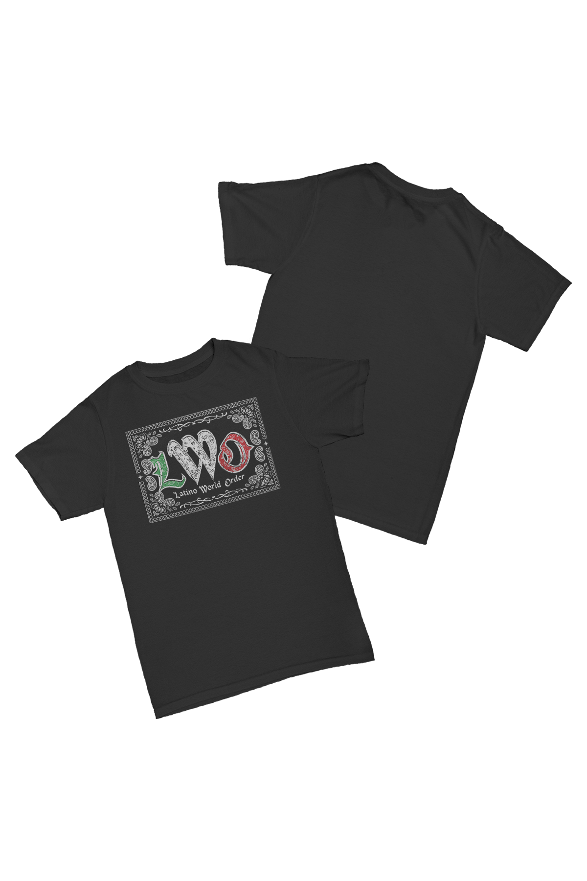 Rey Mysterio - Bandana Baskılı Pamuk T-shirt