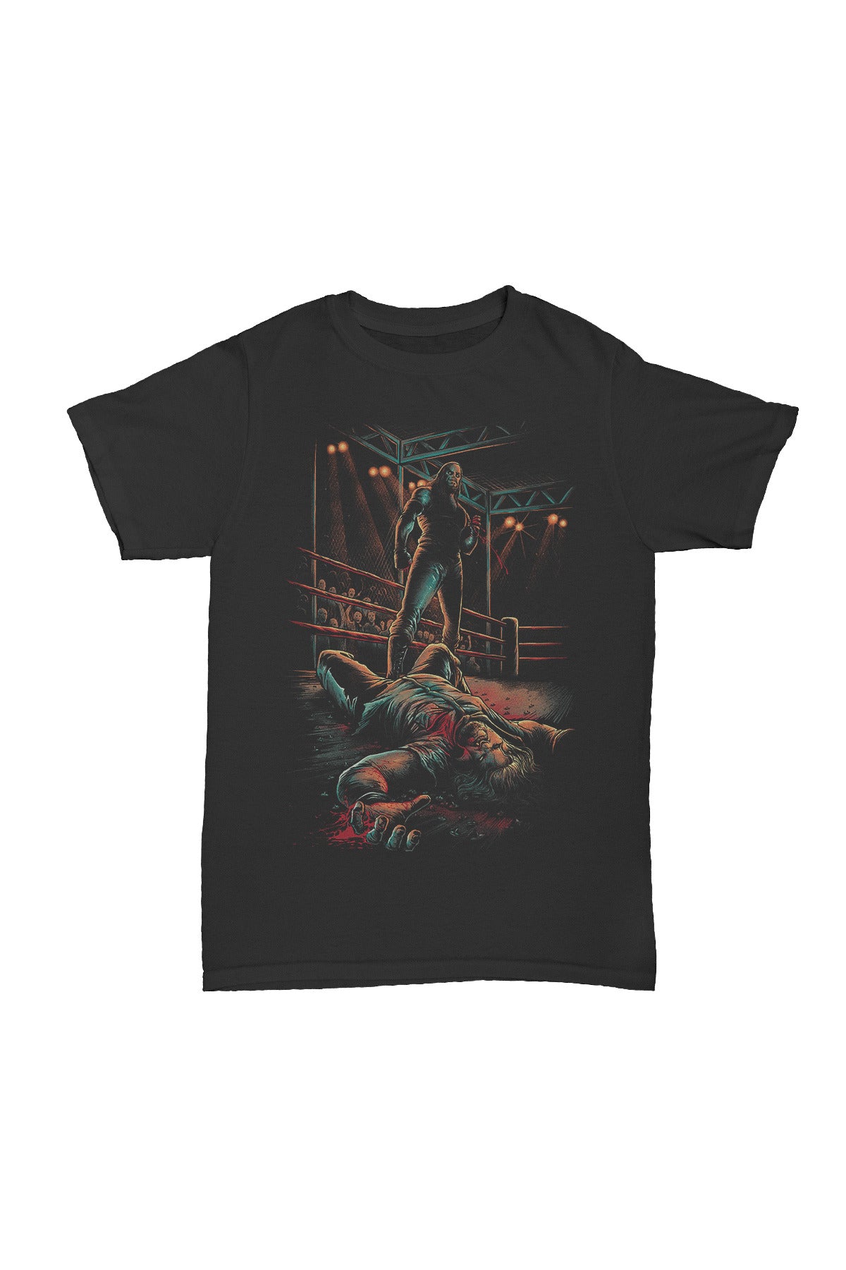 The Undertaker - Hell in a Cell '98 Baskılı Pamuk T-shirt