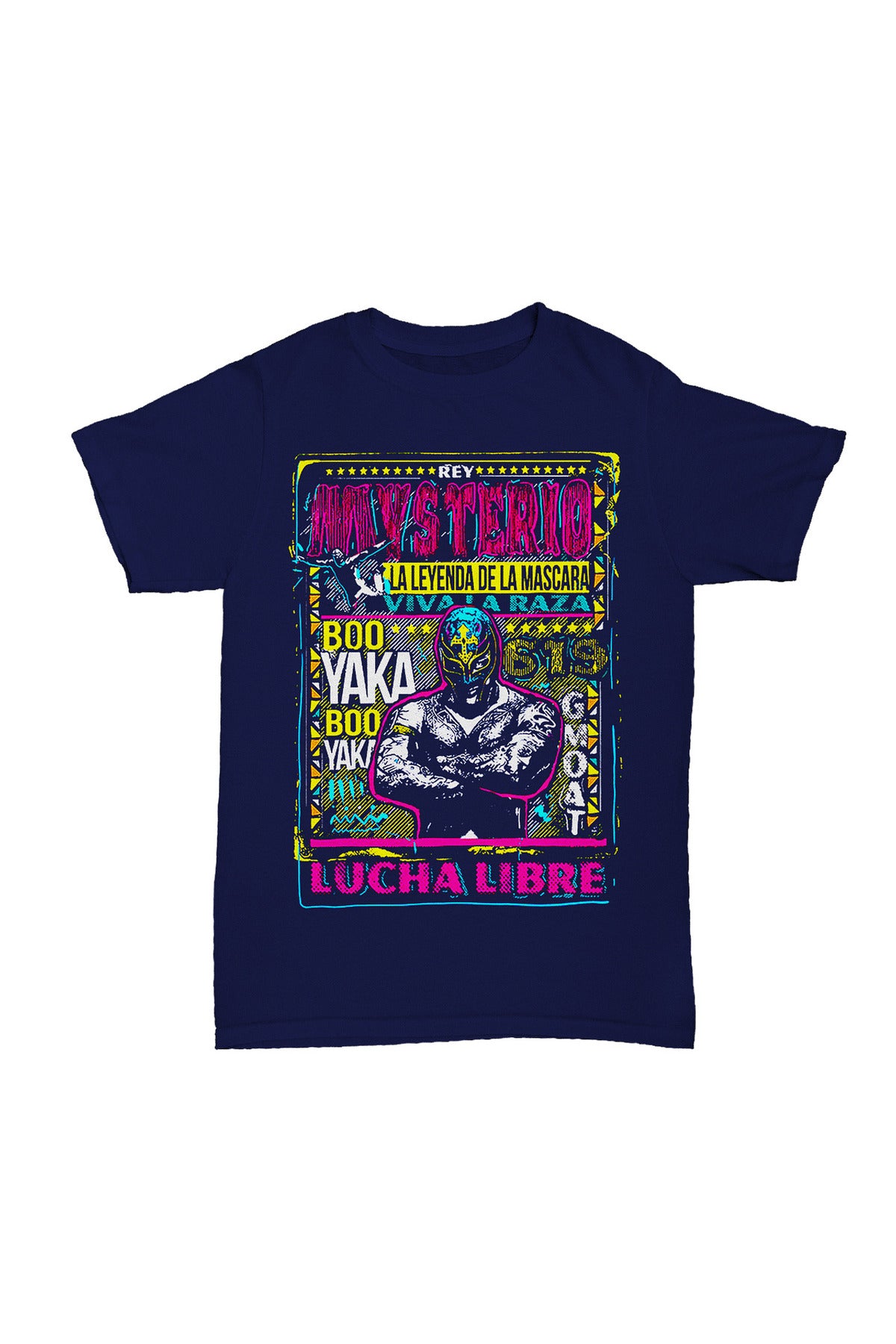 Rey Mysterio - Leyenda de la Mascara Baskılı Pamuk T-shirt