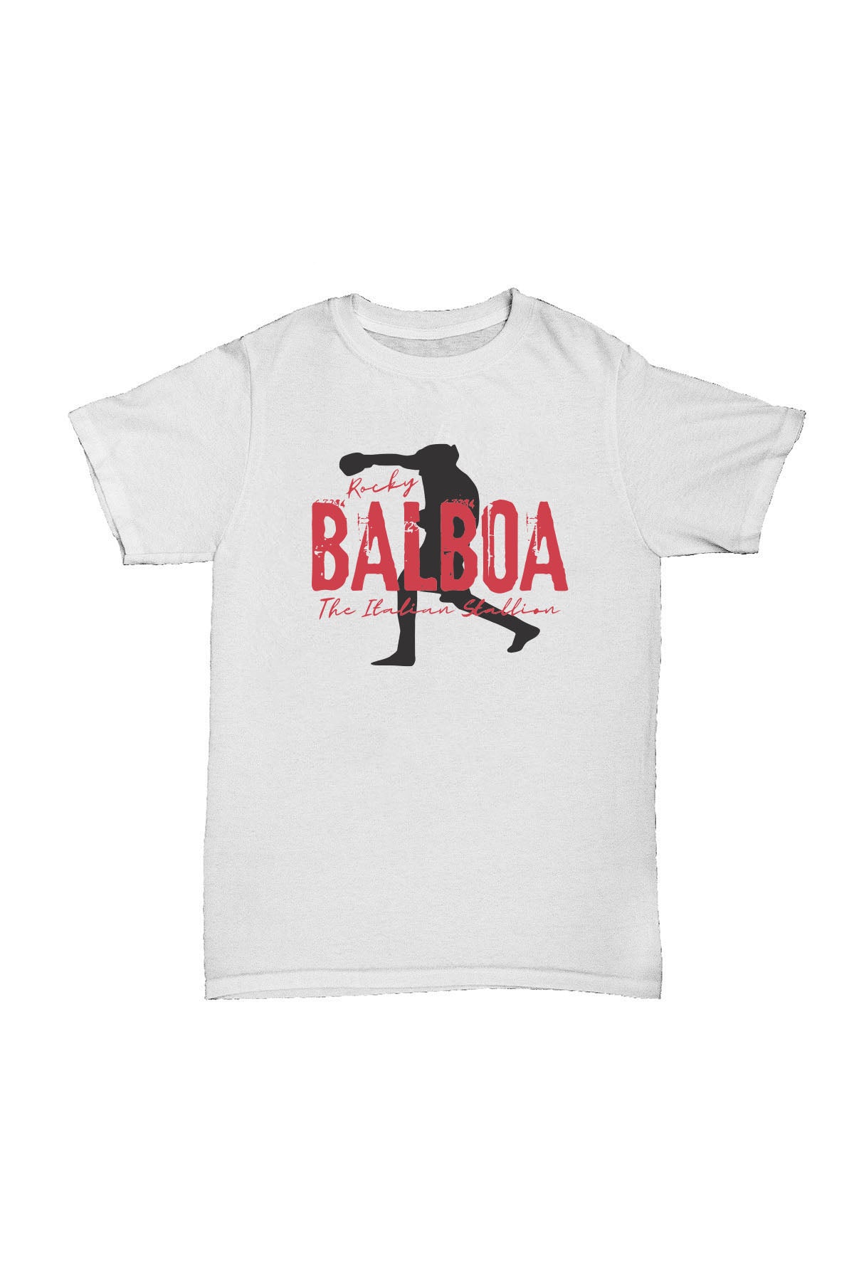 Rocky Balboa - Baskılı Pamuk T- shirt
