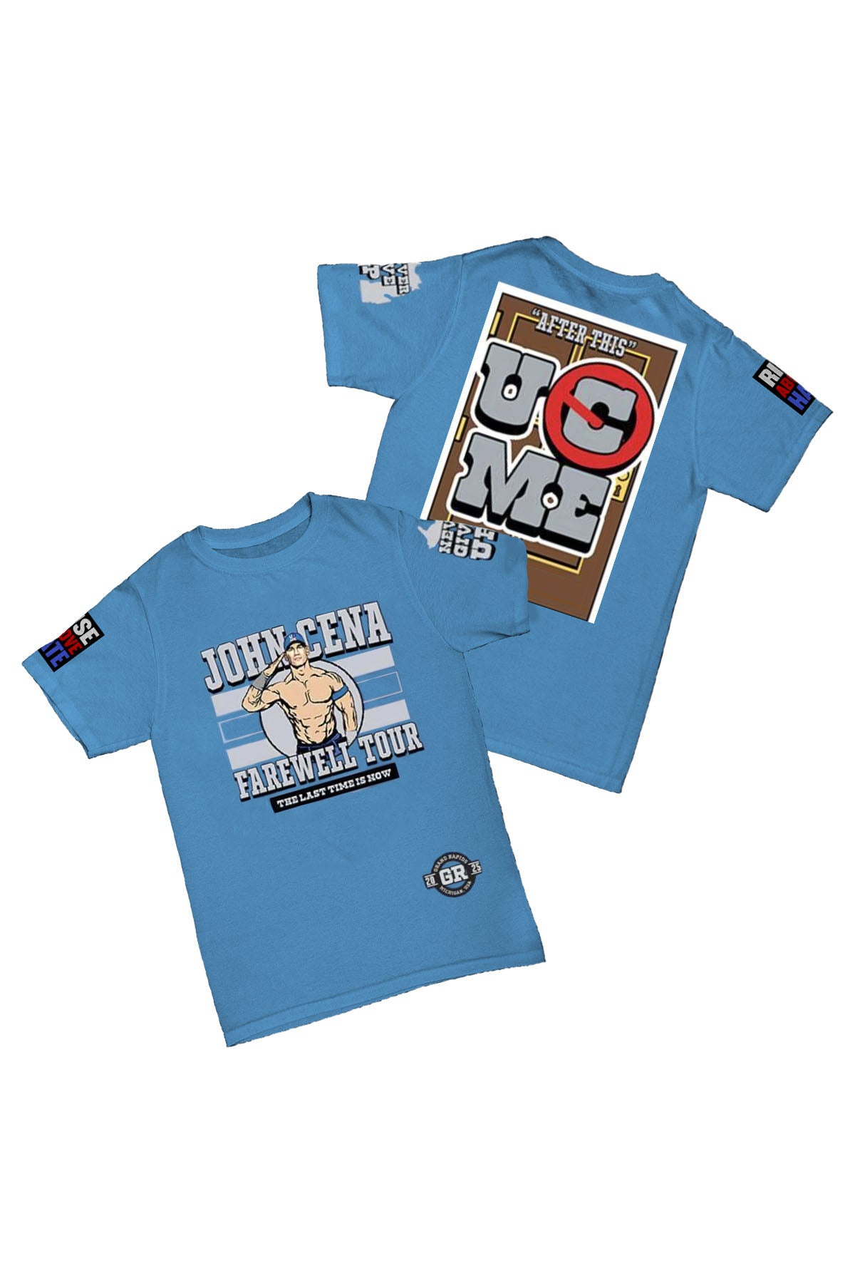 John Cena - Grand Rapids Farewell Tour 2025 Baskılı Pamuk T-shirt