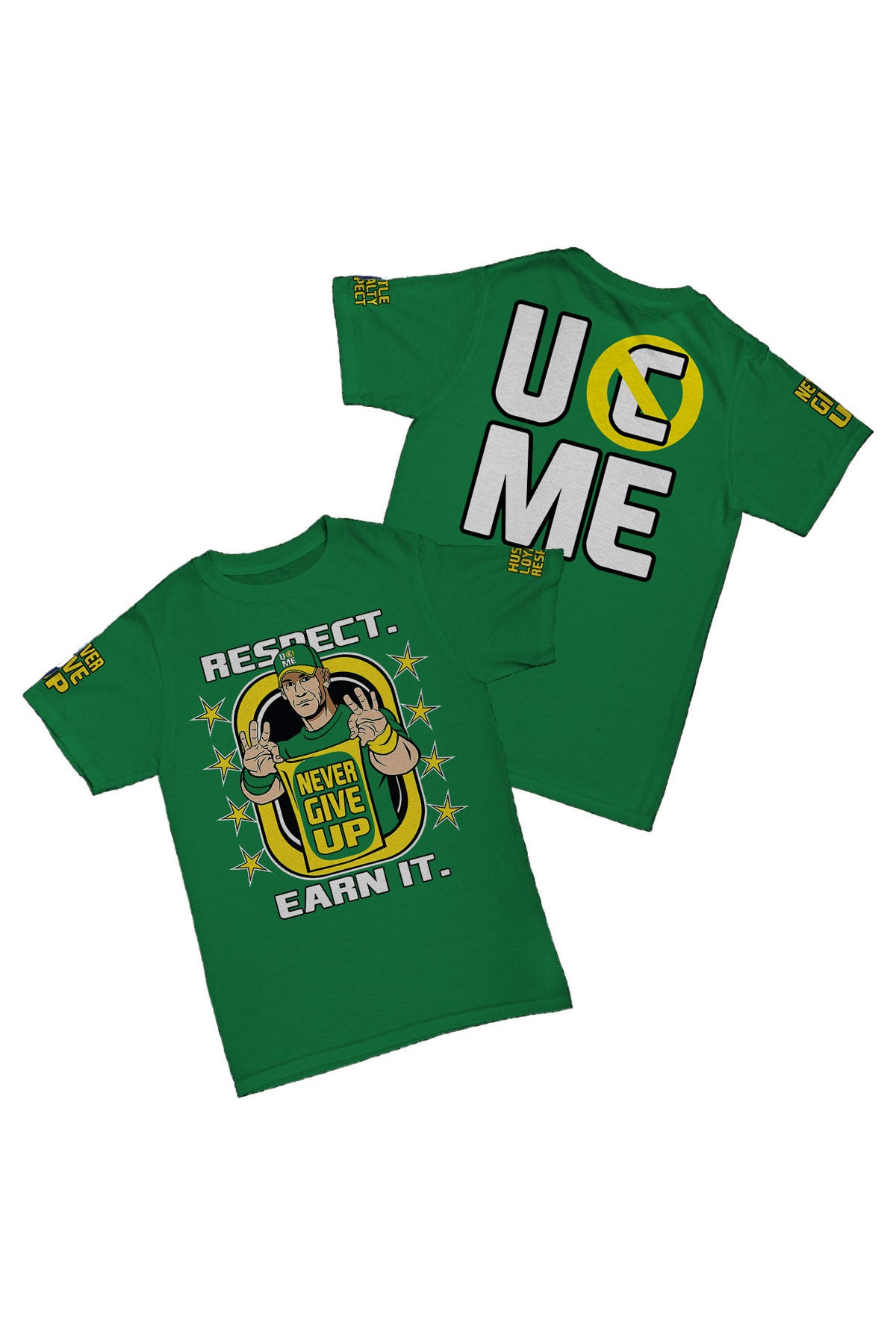 John Cena - Earn the Day Baskılı Pamuk T-shirt