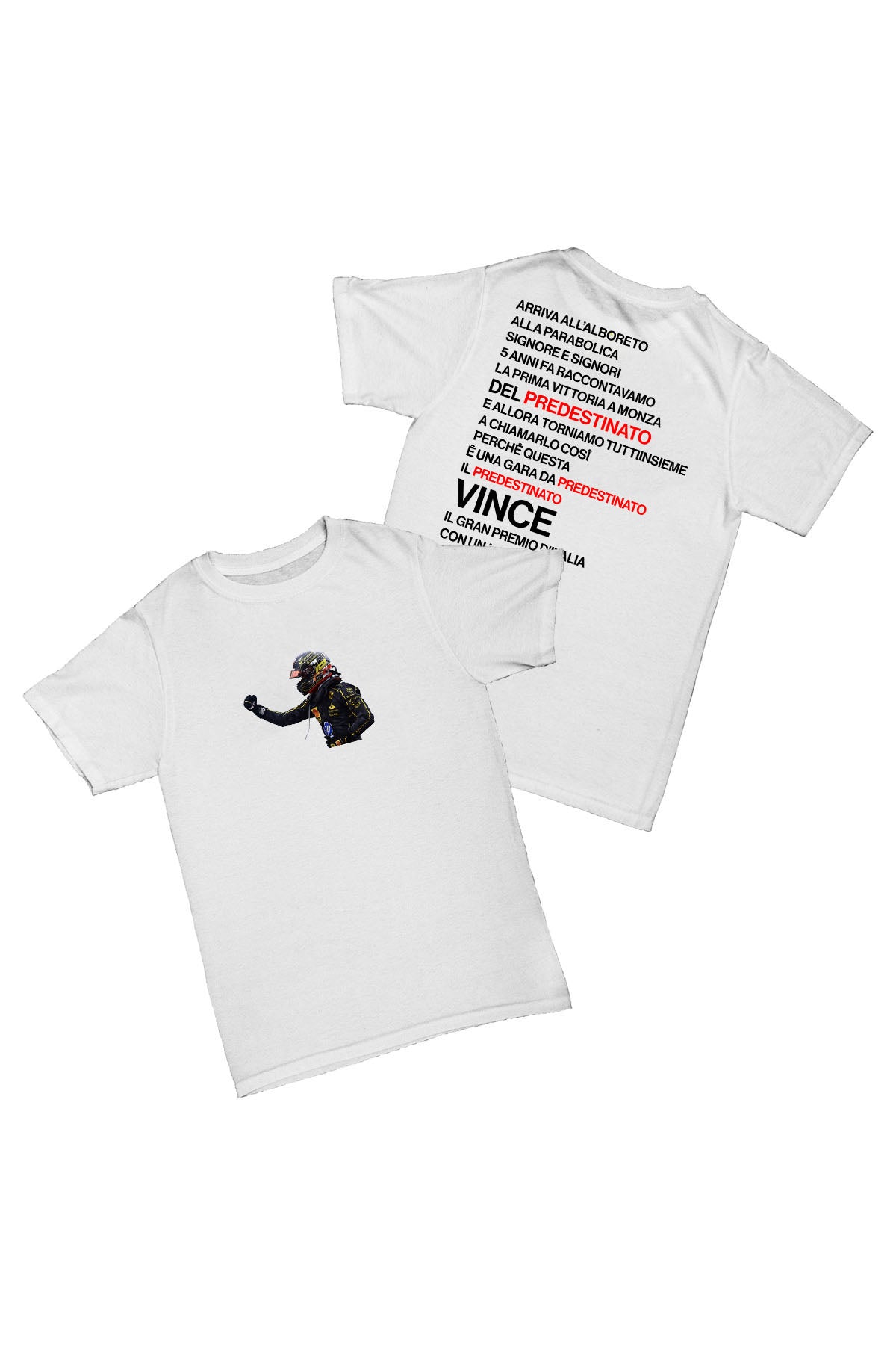 Charles Leclerc - Monza Win Pamuk T-shirt