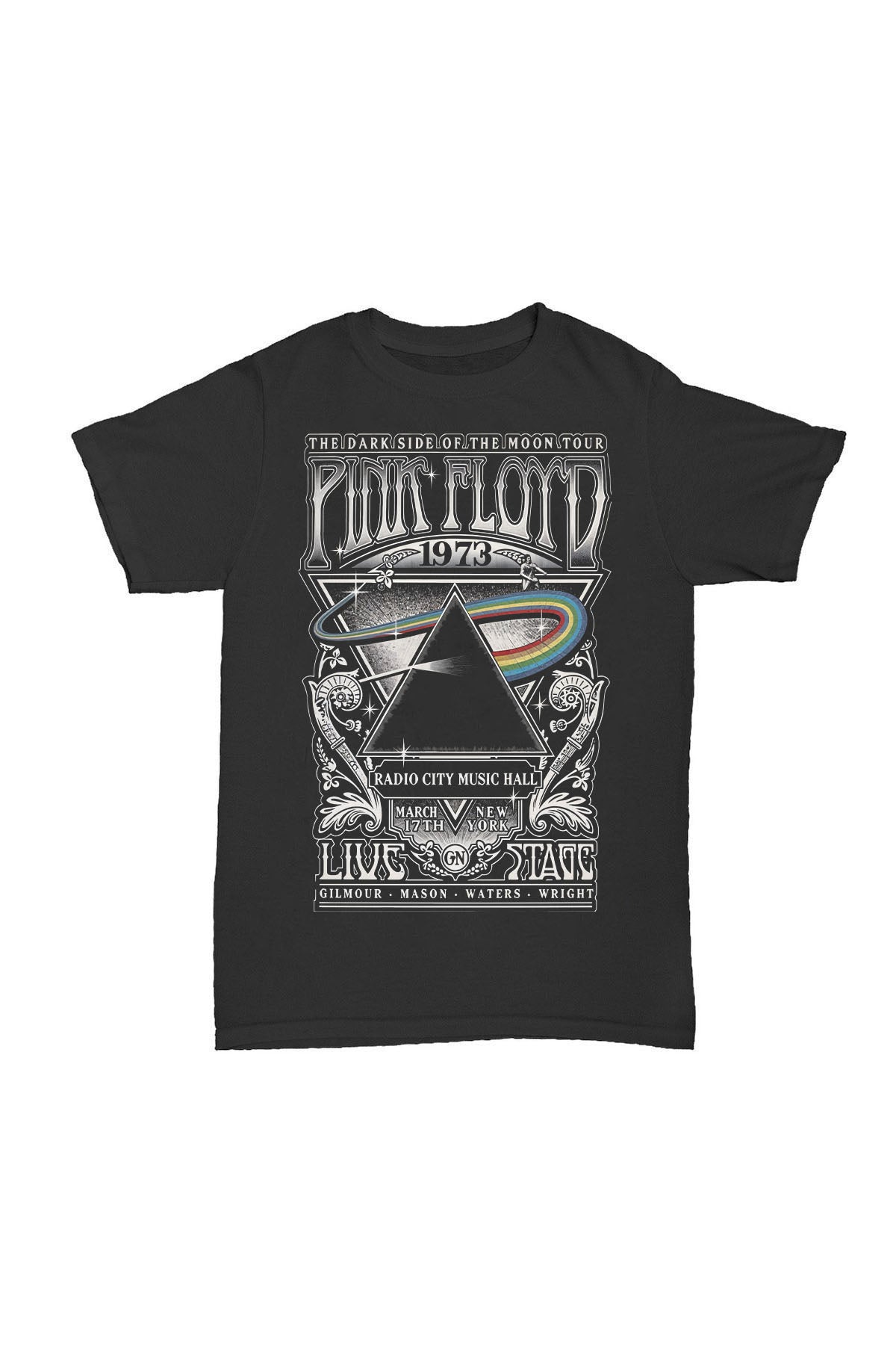Pink Floyd - Baskılı Pamuk T-shirt