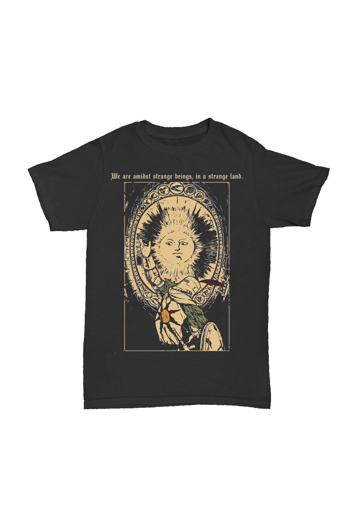 Dark Souls - Strange Land Baskılı Pamuk T-shirt