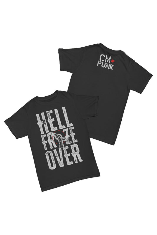Cm Punk - Hell Froze Over Baskılı Pamuk T-shirt