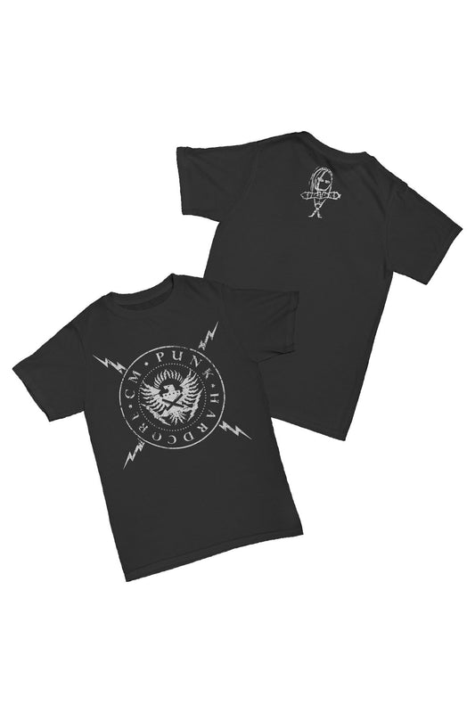 Cm Punk - Seal of Hardcore Baskılı Pamuk T-shirt