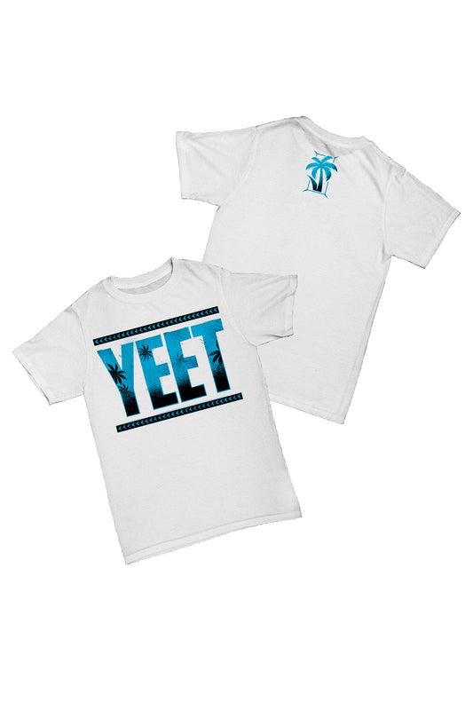 The Usos - Jey Uso Beyaz YEET Baskılı Pamuk T-shirt