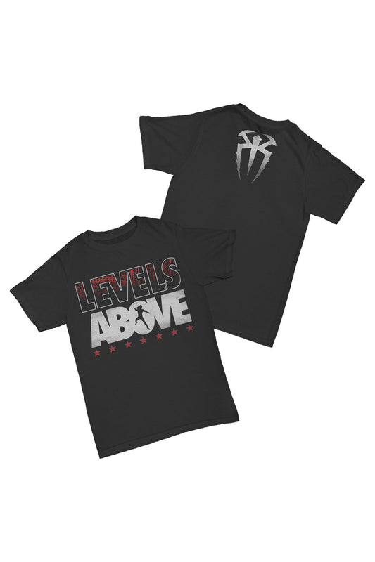 Roman Reigns - Levels Above Baskılı Pamuk T-shirt