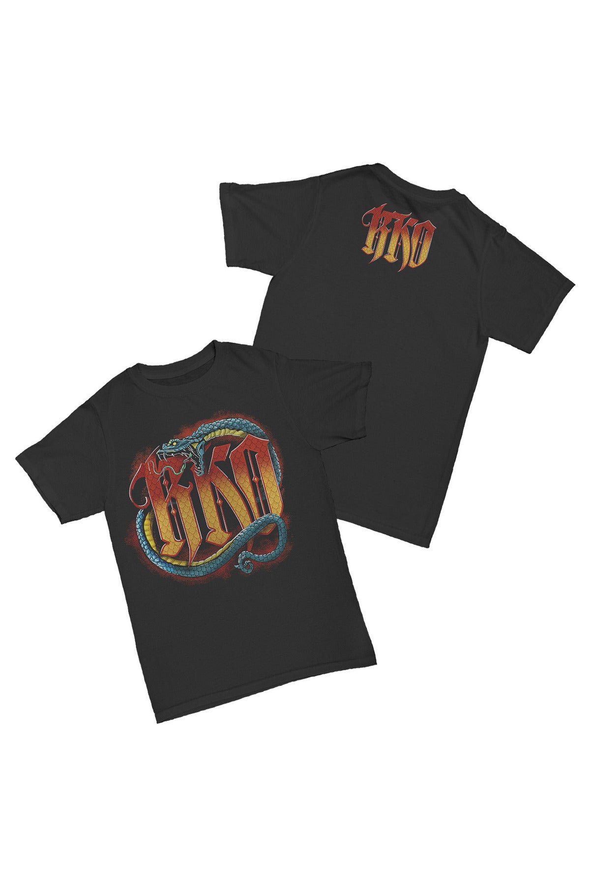 Randy Orton - Viper Bite Baskılı Pamuk T-shirt