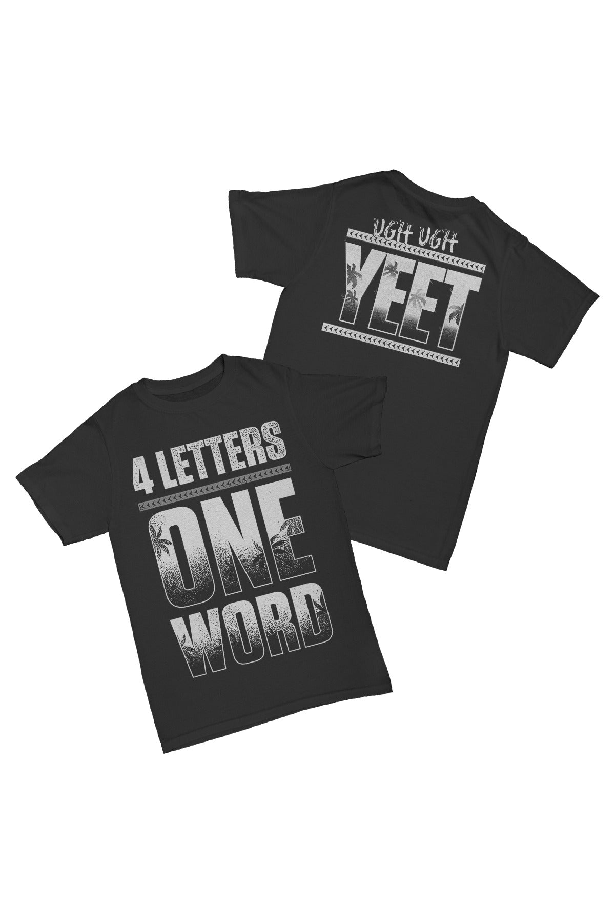 The Usos- Jey Uso Four Letters, One Word Baskılı Pamuk T-shirt
