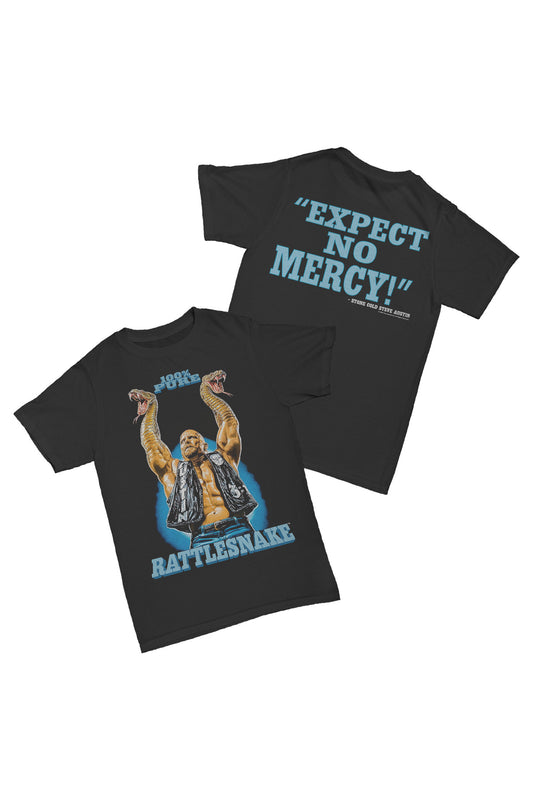 Stone Cold' Steve Austin - 100% Pure Rattlesnake Baskılı Pamuk T-shirt