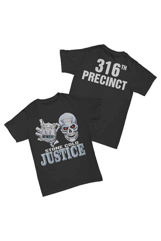 Stone Cold' Steve Austin - Stone Cold Justice Baskılı Pamuk T-shirt
