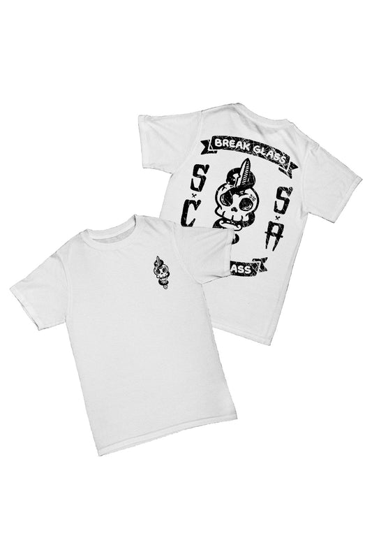 Stone Cold' Steve Austin - Break Glass, Whoop Ass Baskılı Pamuk T-shirt