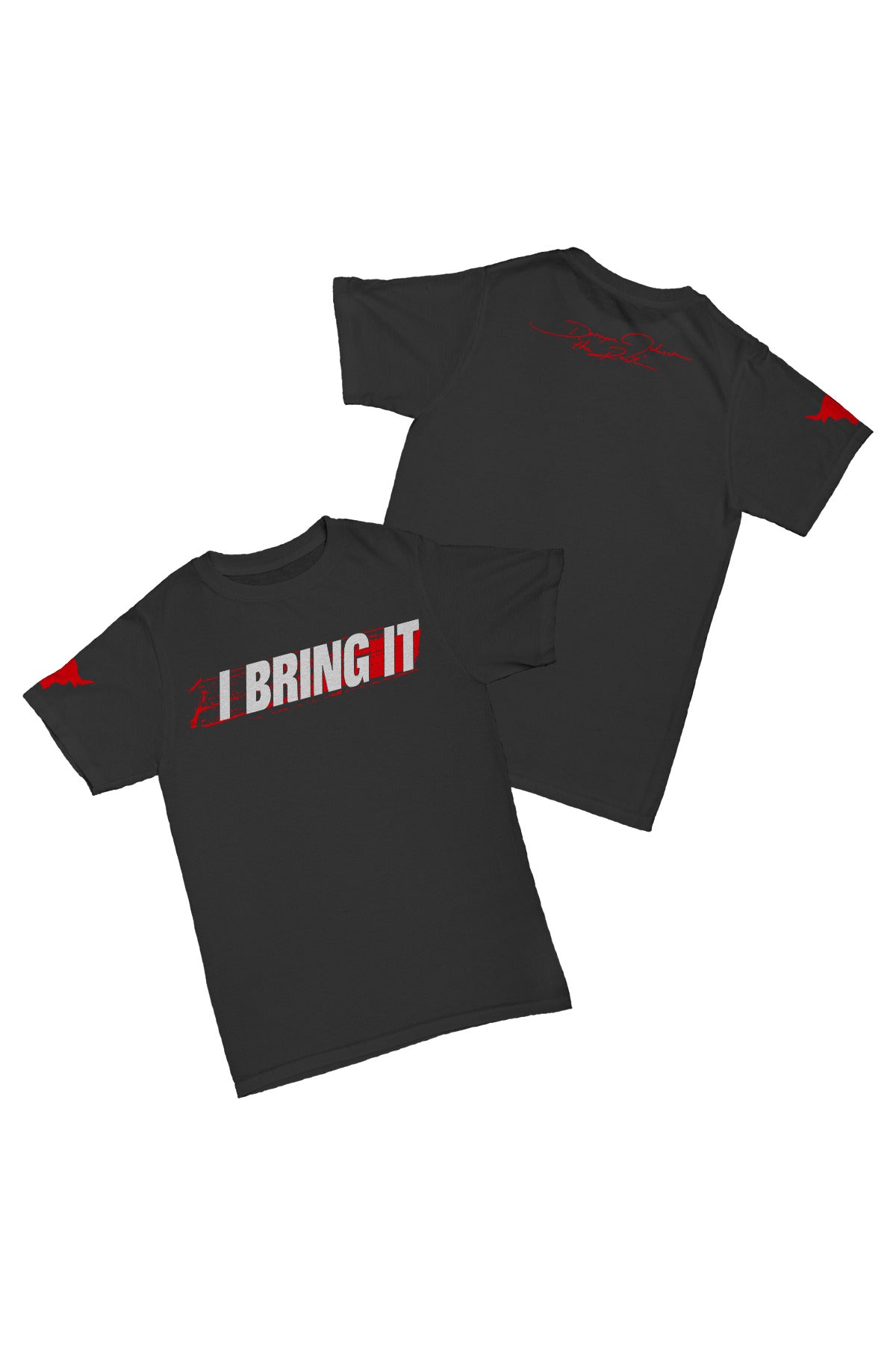 The Rock - I Bring It Baskılı Pamuk T-shirt