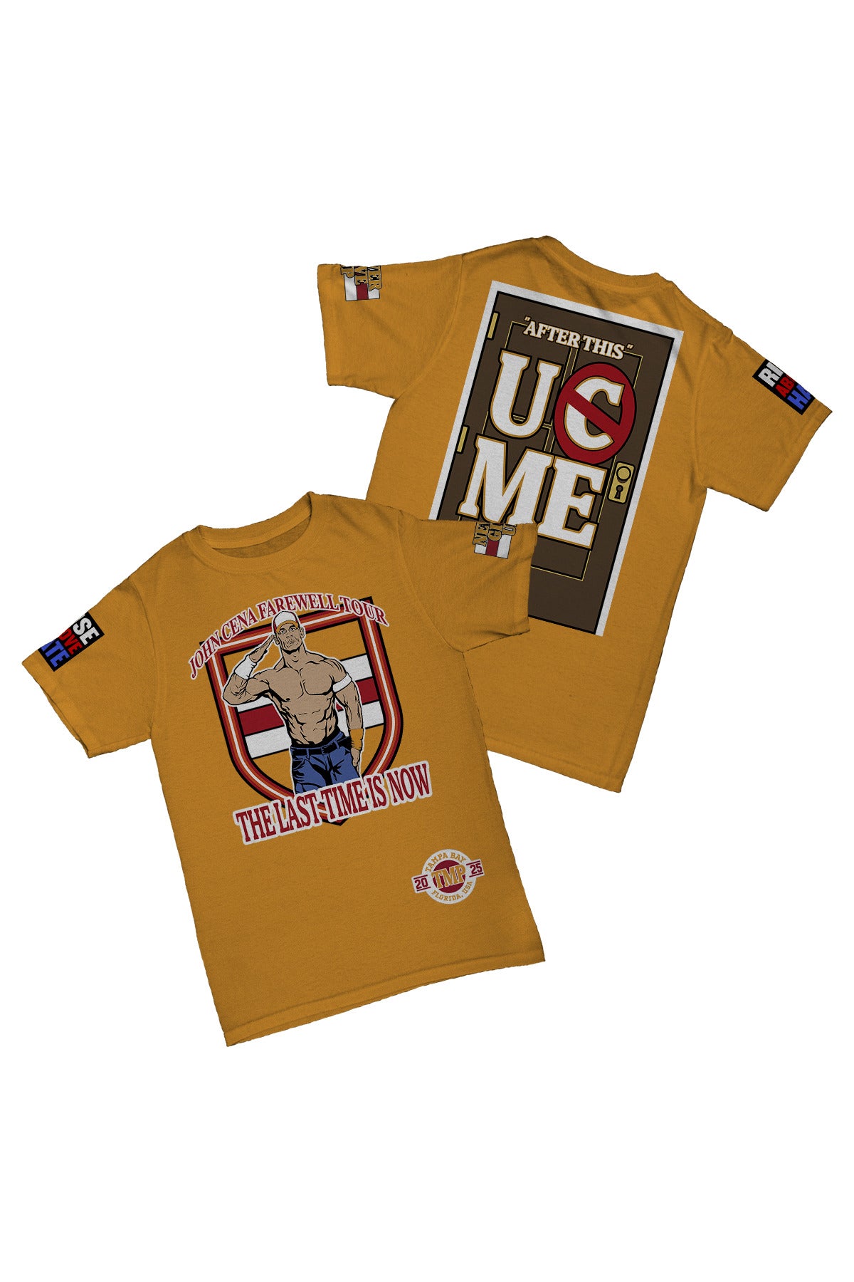 John Cena - Tampa Farewell Tour 2025 Baskılı Pamuk T-shirt