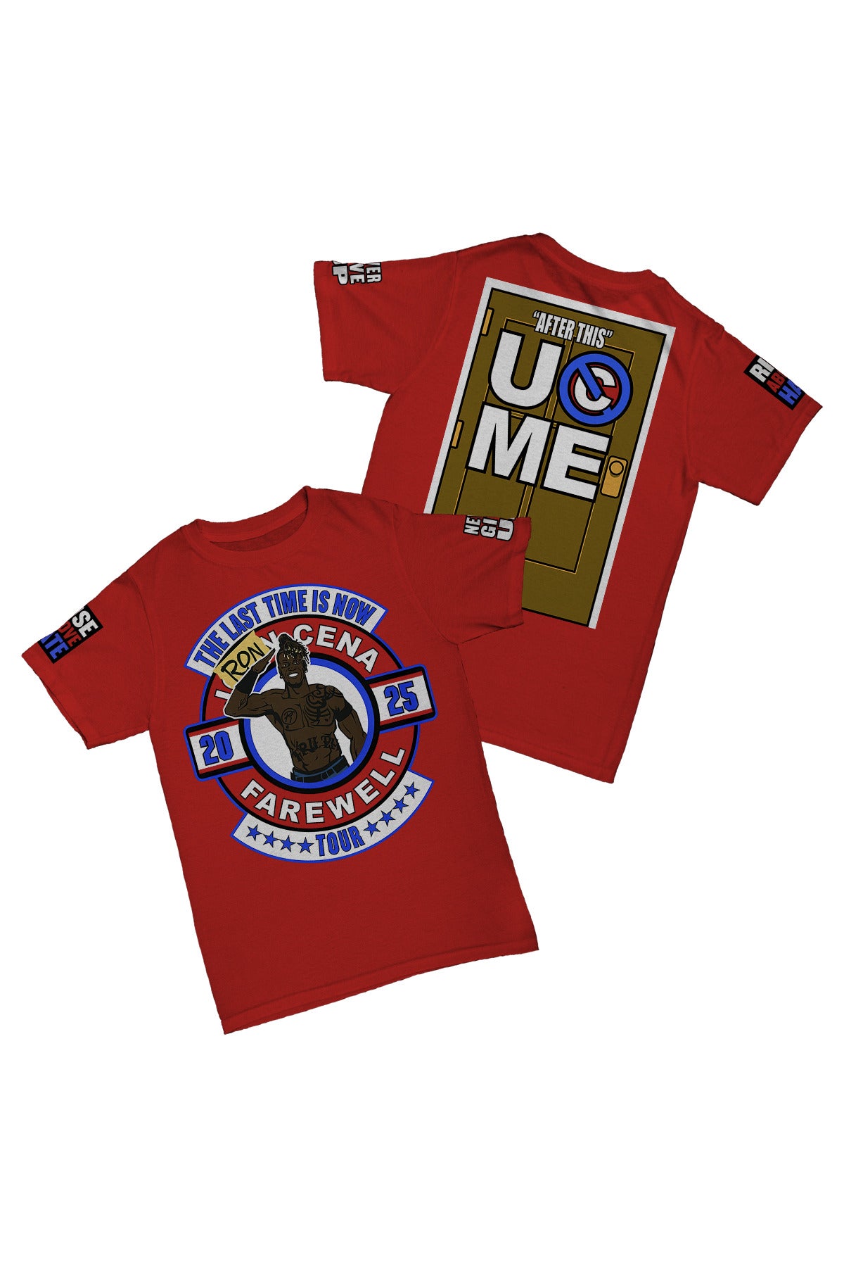 John Cena - R-Truth Farewell Tour 2025 Baskılı Pamuk T-shirt