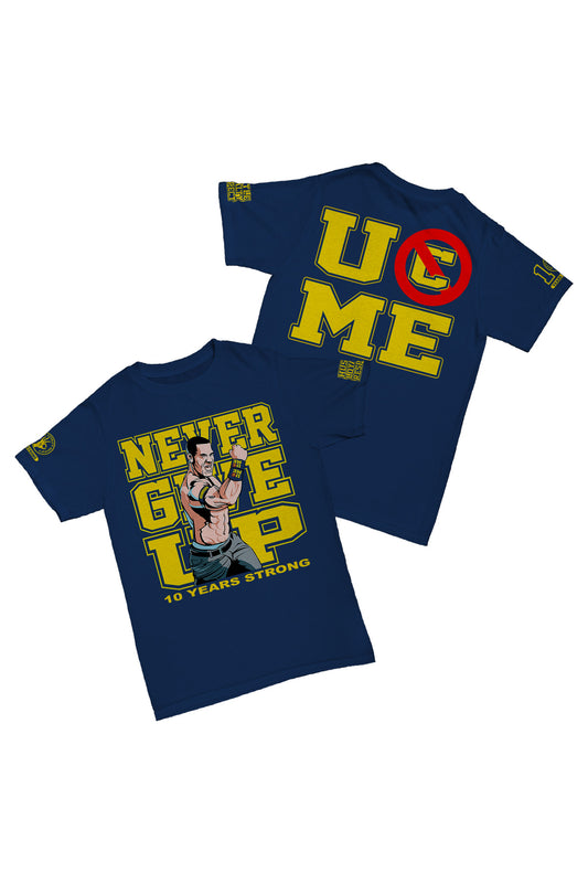 John Cena -  10 Years Strong Baskılı Pamuk T-shirt