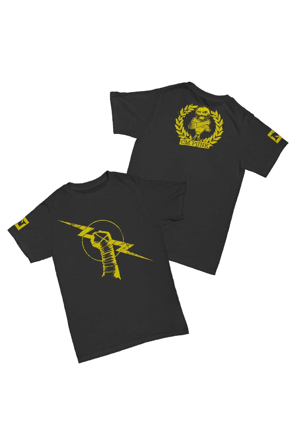Cm Punk - Punk Nexus Baskılı Pamuk T-shirt