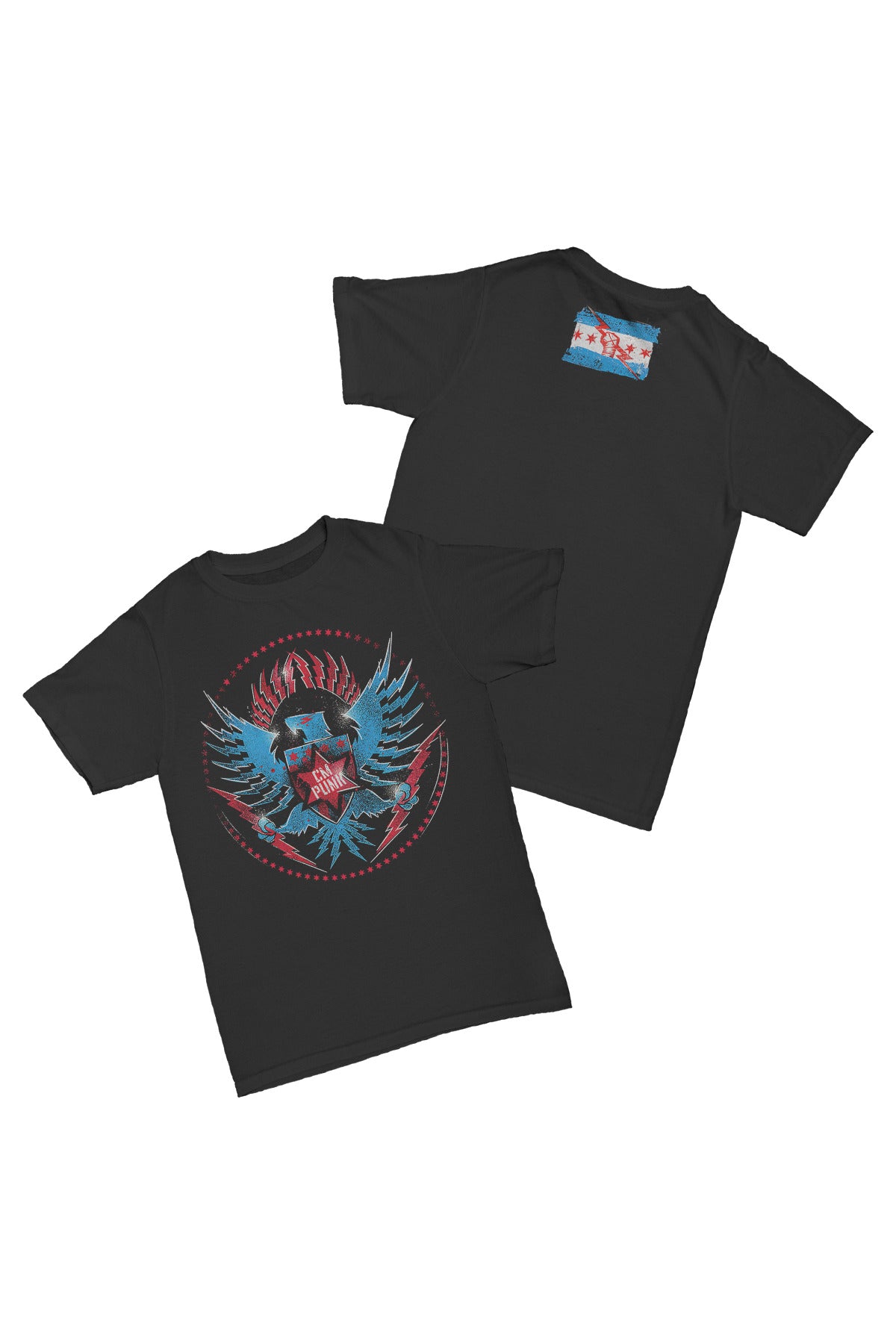 Cm Punk - Official Seal Baskılı Pamuk T-shirt