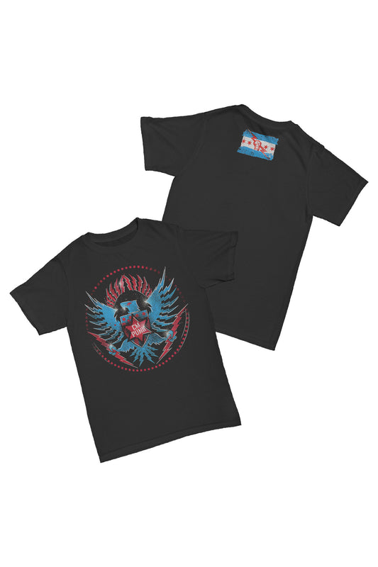 Cm Punk - Official Seal Baskılı Pamuk T-shirt
