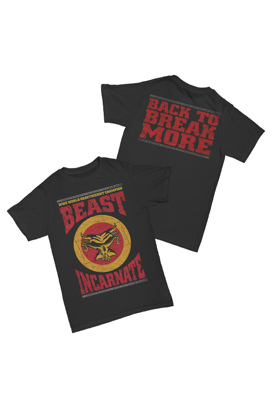 Brock Lesnar - Beast Incarnate Baskılı Pamuk T-shirt