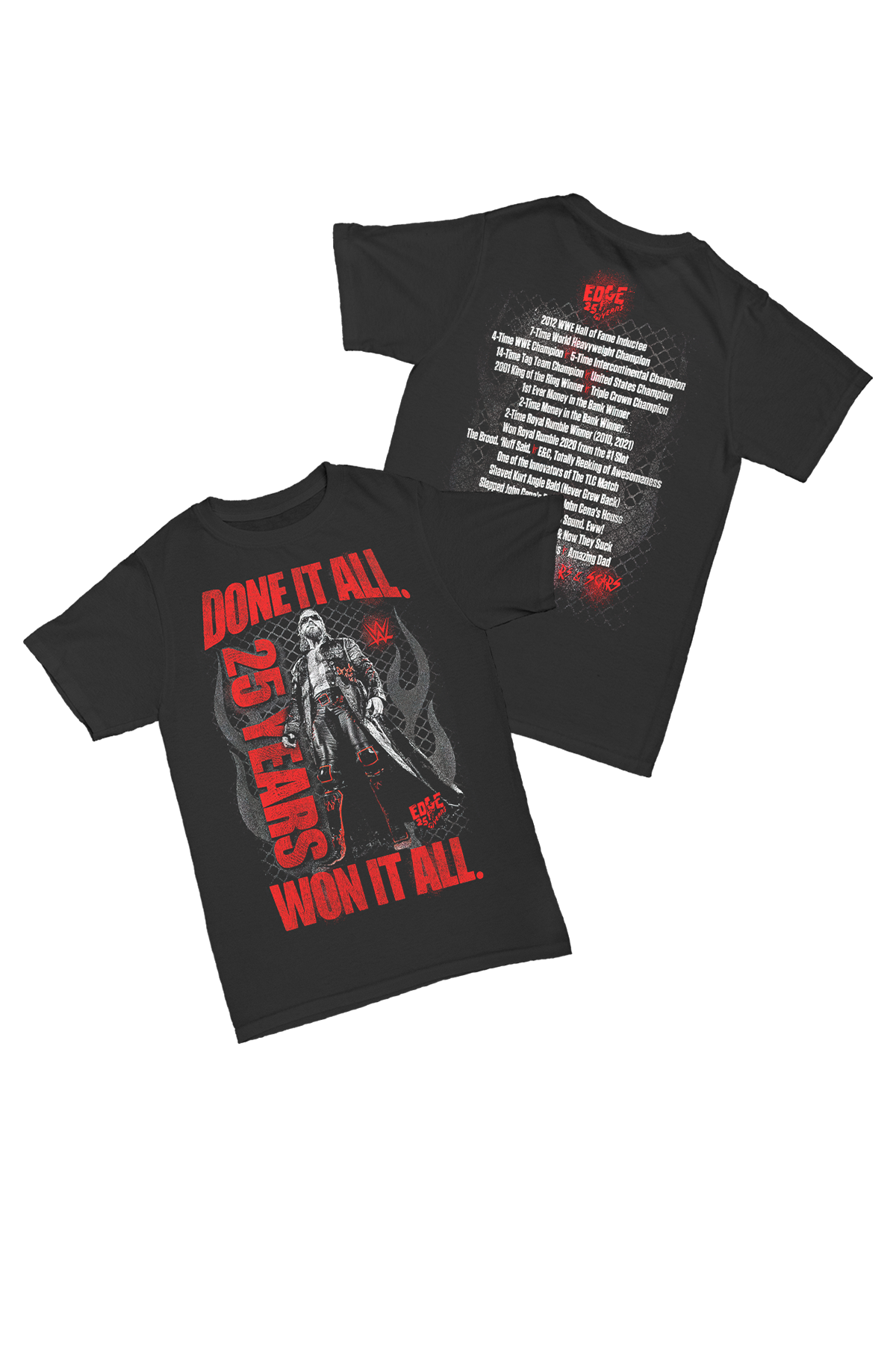 Edge - 25 Years Done It All Baskılı Pamuk T-shirt