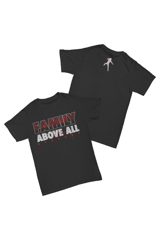 Roman Reigns - Family Above All Baskılı Pamuk T-shirt