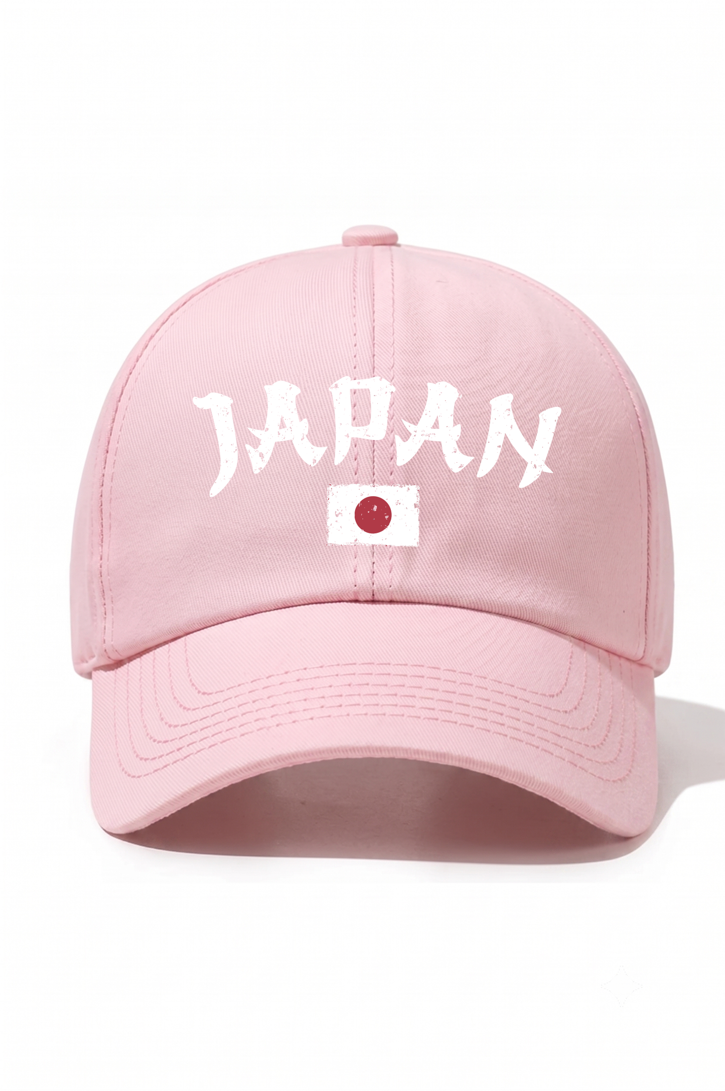 Japan Baskılı Pamuk Şapka - Pembe