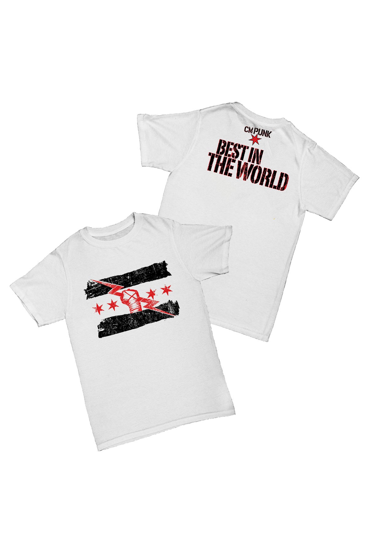 Cm Punk - Best In The World [Ringer] Baskılı Pamuk T-shirt