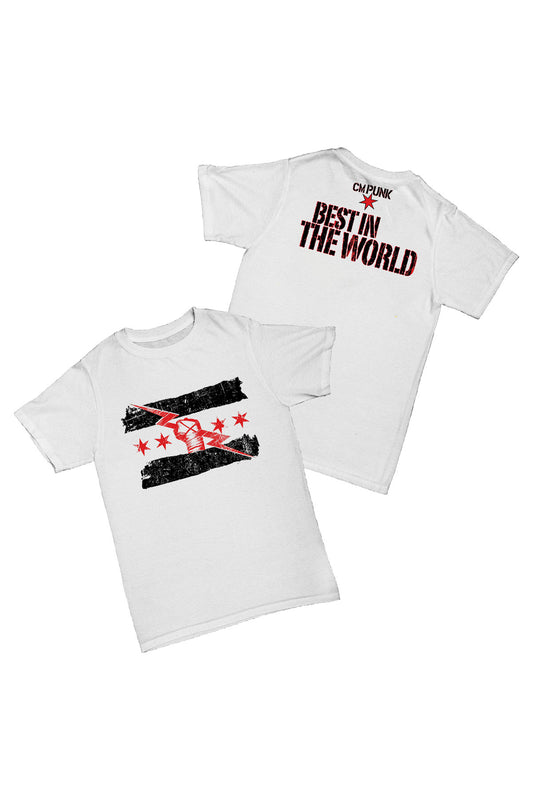 Cm Punk - Best In The World [Ringer] Baskılı Pamuk T-shirt