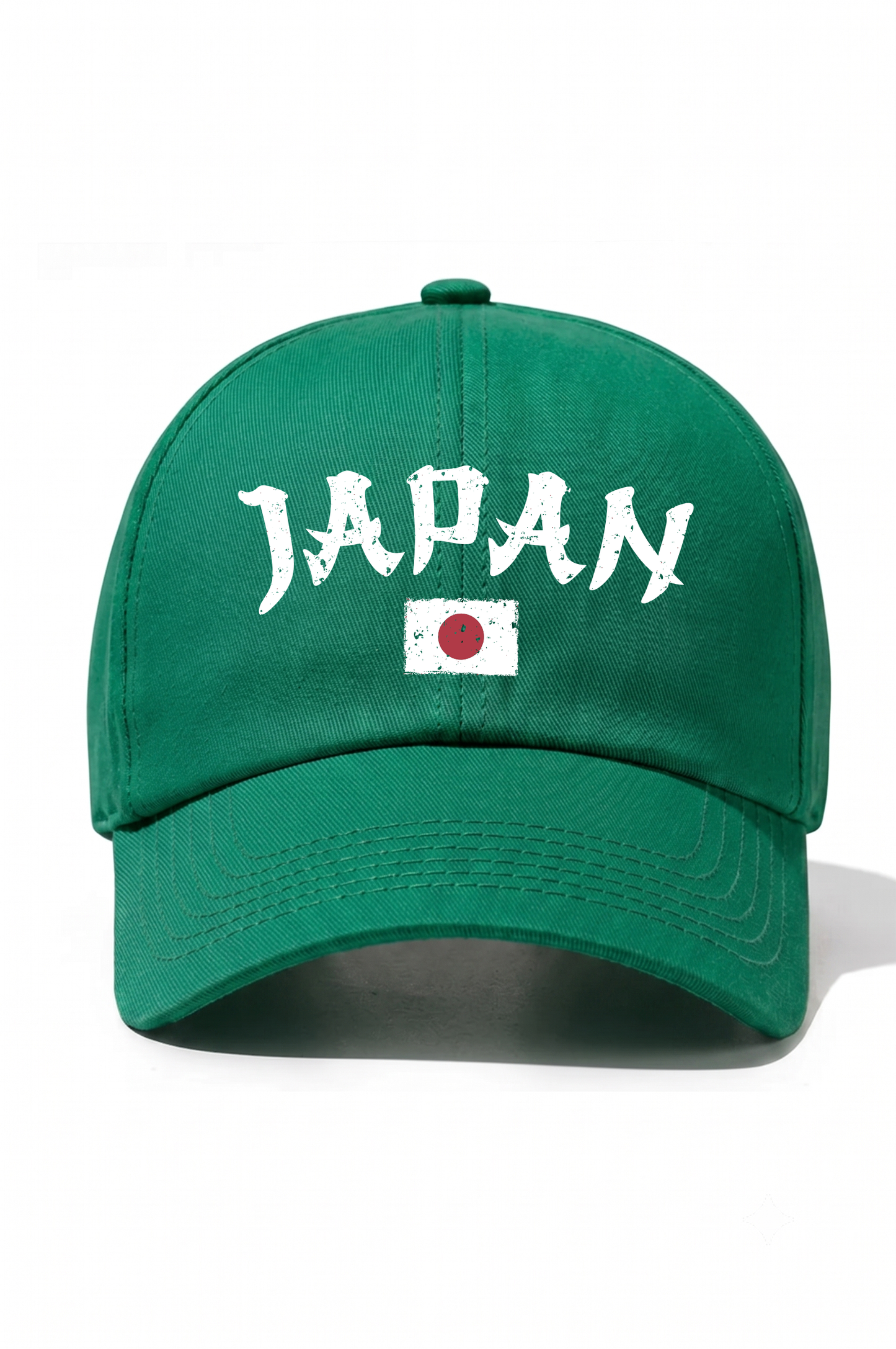 Japan Baskılı Pamuk Şapka - Yeşil