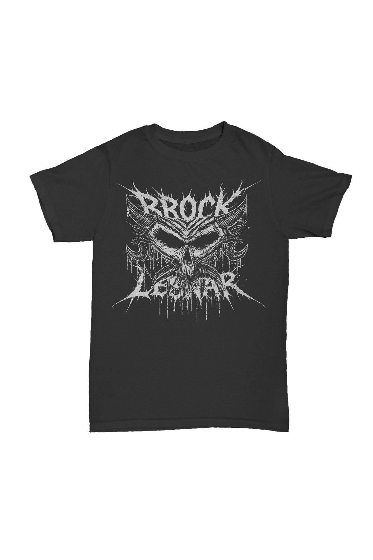 Brock Lesnar - Logo 25 Baskılı Pamuk T-shirt