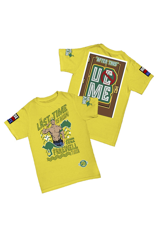 John Cena - Farewell Tour 2025 Jewel Perth Australia Baskılı Pamuk T-shirt