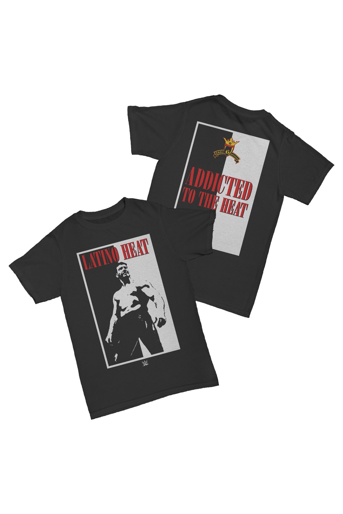 Eddie Guerrero Addicted to Heat Baskılı Pamuk T-shirt