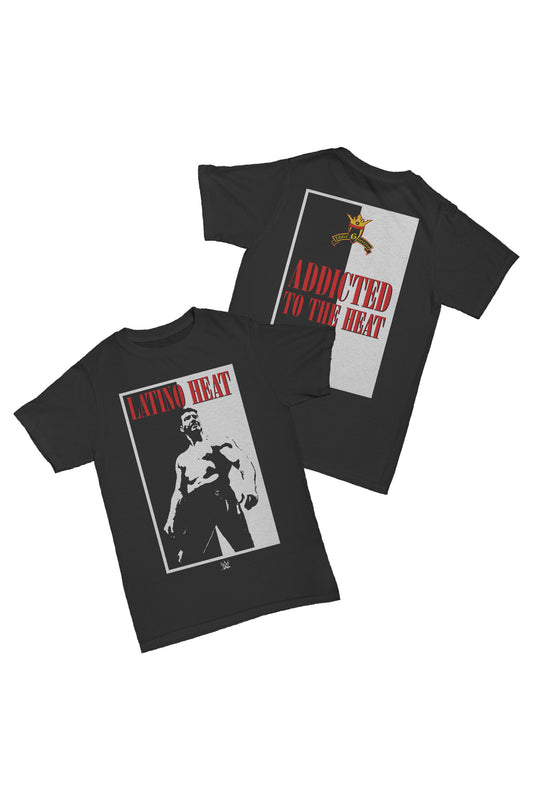 Eddie Guerrero Addicted to Heat Baskılı Pamuk T-shirt