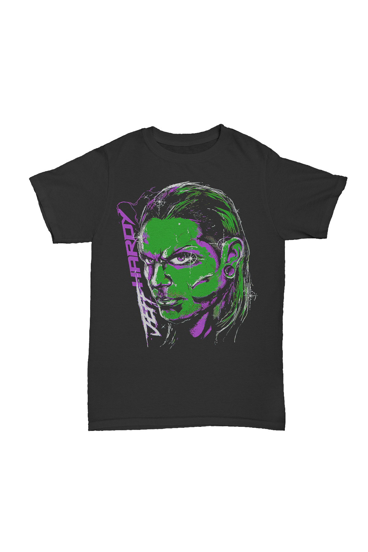 Hardy Boyz - Black Hole Baskılı Pamuk T-shirt